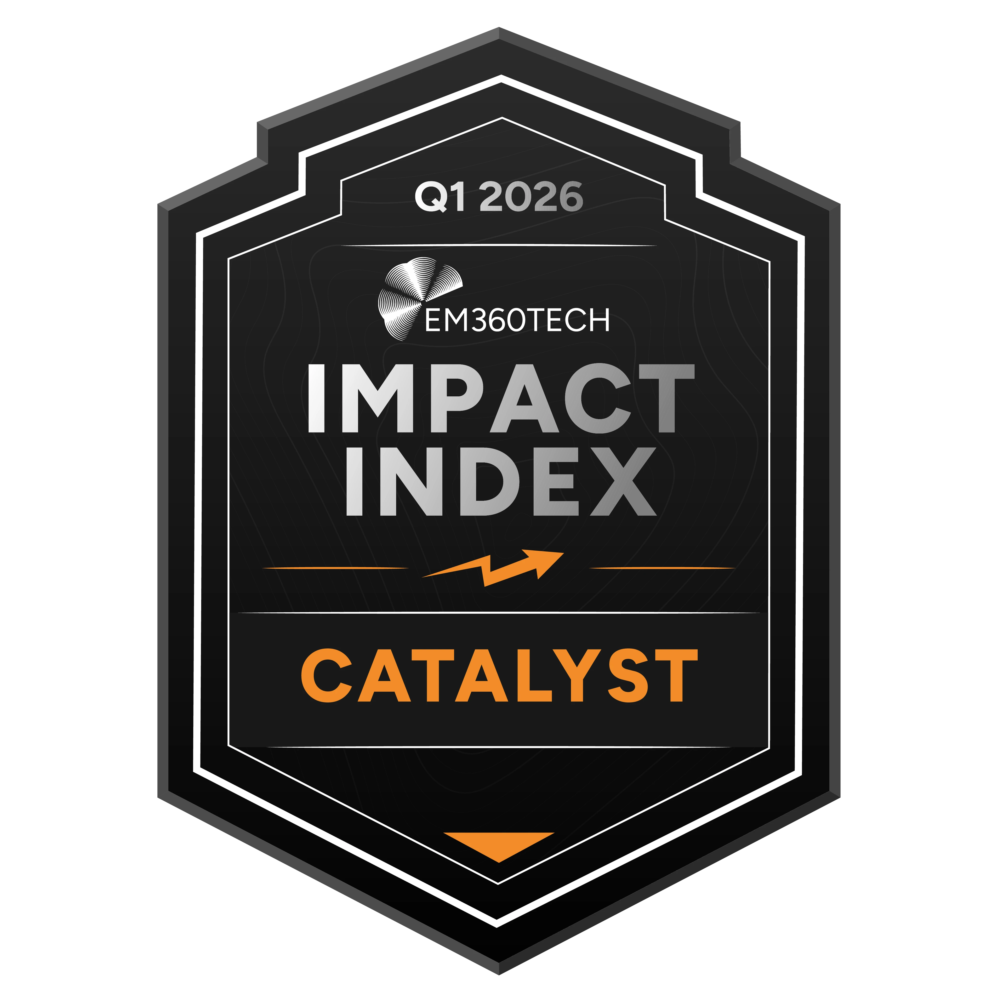 EM360Tech Catalyst Award Q1 2026 badge