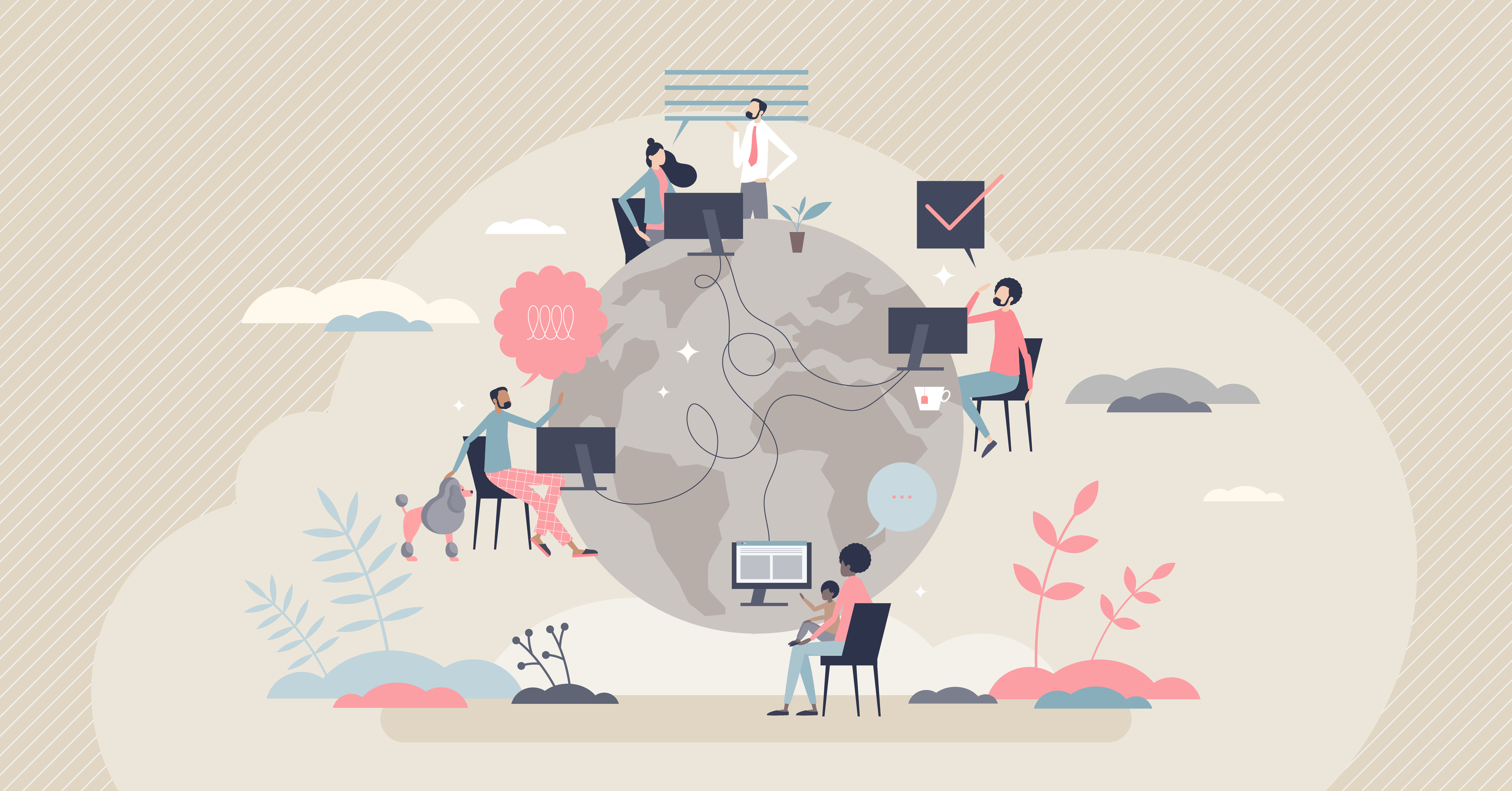 Employee using unauthorised cloud applications and devices, illustrating the risks of shadow IT.