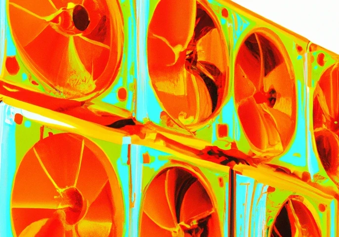 Pop-art rendering of HVAC units
