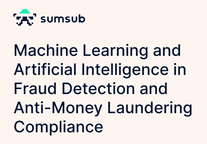 The whitepaper cover for "Machine Learning and Artificial Intelligence in Fraud Detection and Anti-Money Laundering Compliance"