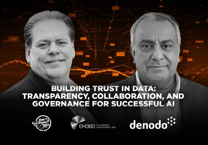 denodo podcast featuring errol rodericks from denodo and shawn rogers of barc about building trust in data 