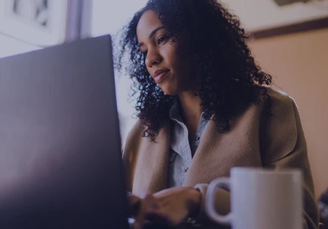 Professional woman on laptop