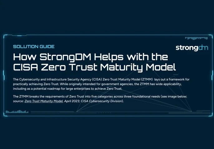 strongdm cisa