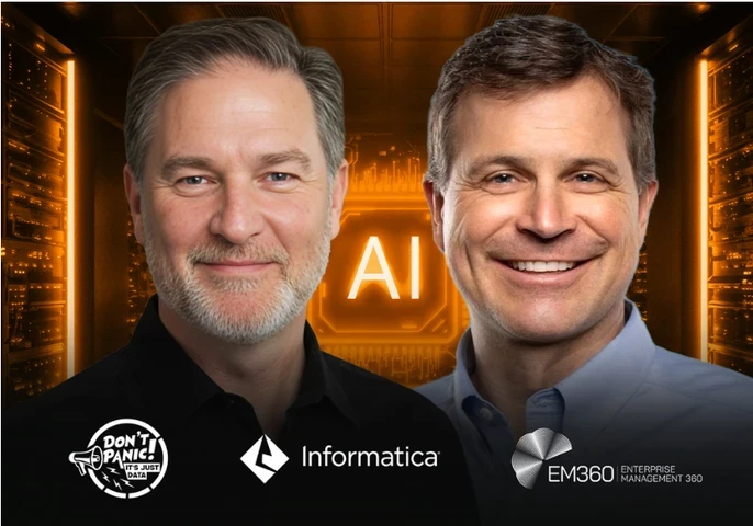 Kevin Petrie, VP of Research at BARC, and Nathan Turajski, Senior Director of Product Marketing at Informatica, discussing AI adoption and data governance insights from the 2026 CDO Insights Report.