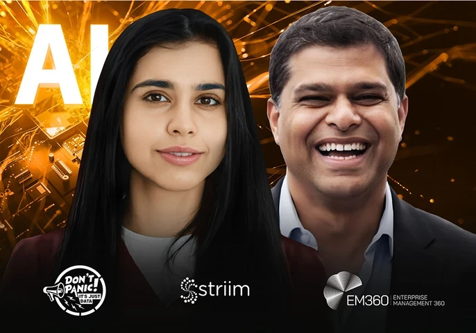 In this episode of the Don't Panic! It's Just Data podcast, host Shubhangi Dua, Podcast Producer and B2B Tech Journalist at EM360Tech, sat down with guest Sundar Nathan, VP of Product Marketing, Enablement and Academy at Striim. They discuss the gap that exists between the time an event takes place in a production system and the time an AI agent becomes aware of it. 
