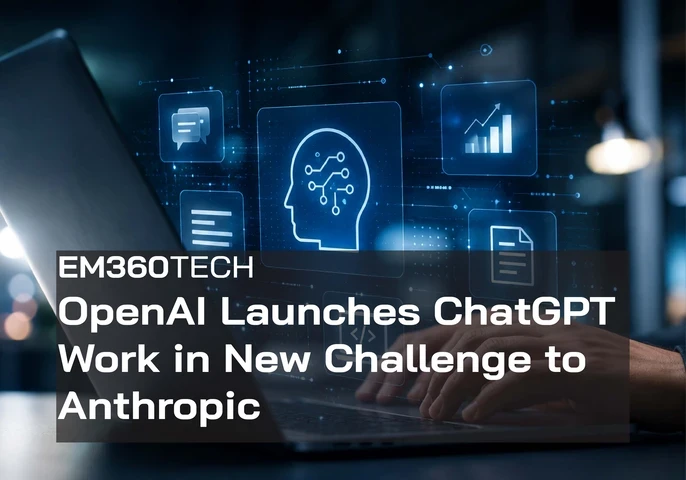 Banner image for news article about ChatGPT work launch