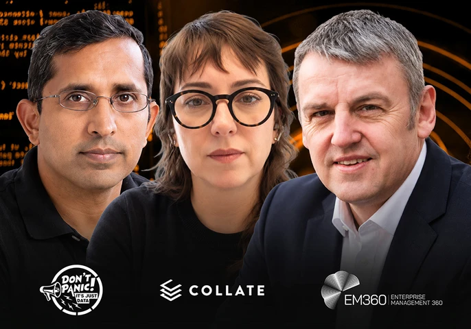 In this episode of the Don't Panic It's Just Data podcast, recorded live at Big Data London 2026 in Kensington Olympia, host Mike Ferguson, Managing Director of Intelligent Business Strategies and Conference Chair of Big Data London, sits down with Sanches and Suresh Srinivas, CEO and Co-Founder of Collate and OpenMetadata. 