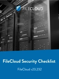 filecloud security checklist