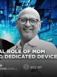 cybersecurity podcast with esper's sudhir reddy and chris steffen, ema on em360tech