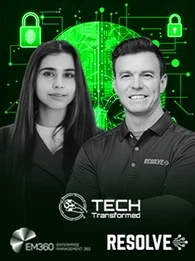 podcast with resolve systems on agentic ai and how it can solve the ticket problem featuring shubhangi dua from em360tech and sam heuer, ceo of resolve