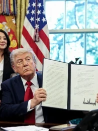 Donald Trump and David Sacks discussing the US AI Action Plan and America’s AI strategy.