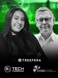 onathan Horn, CEO of Treefera, discusses AI-driven insights for managing first-mile supply chain risks amid climate change on Tech Transformed podcast with Trisha Pillay.