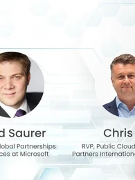 Gerd Saurer and Chris Hill podcast banner