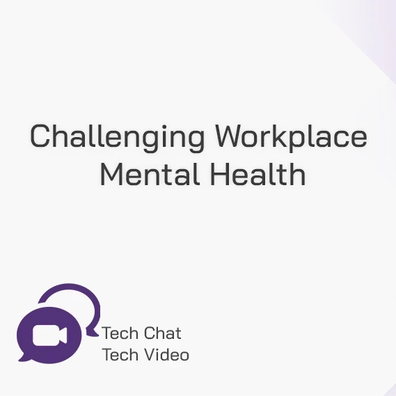 Profile picture of Elizabeth Hatt, Director at Dell Boomi with the words "Challenging Workplace Mental Health" alongside it.