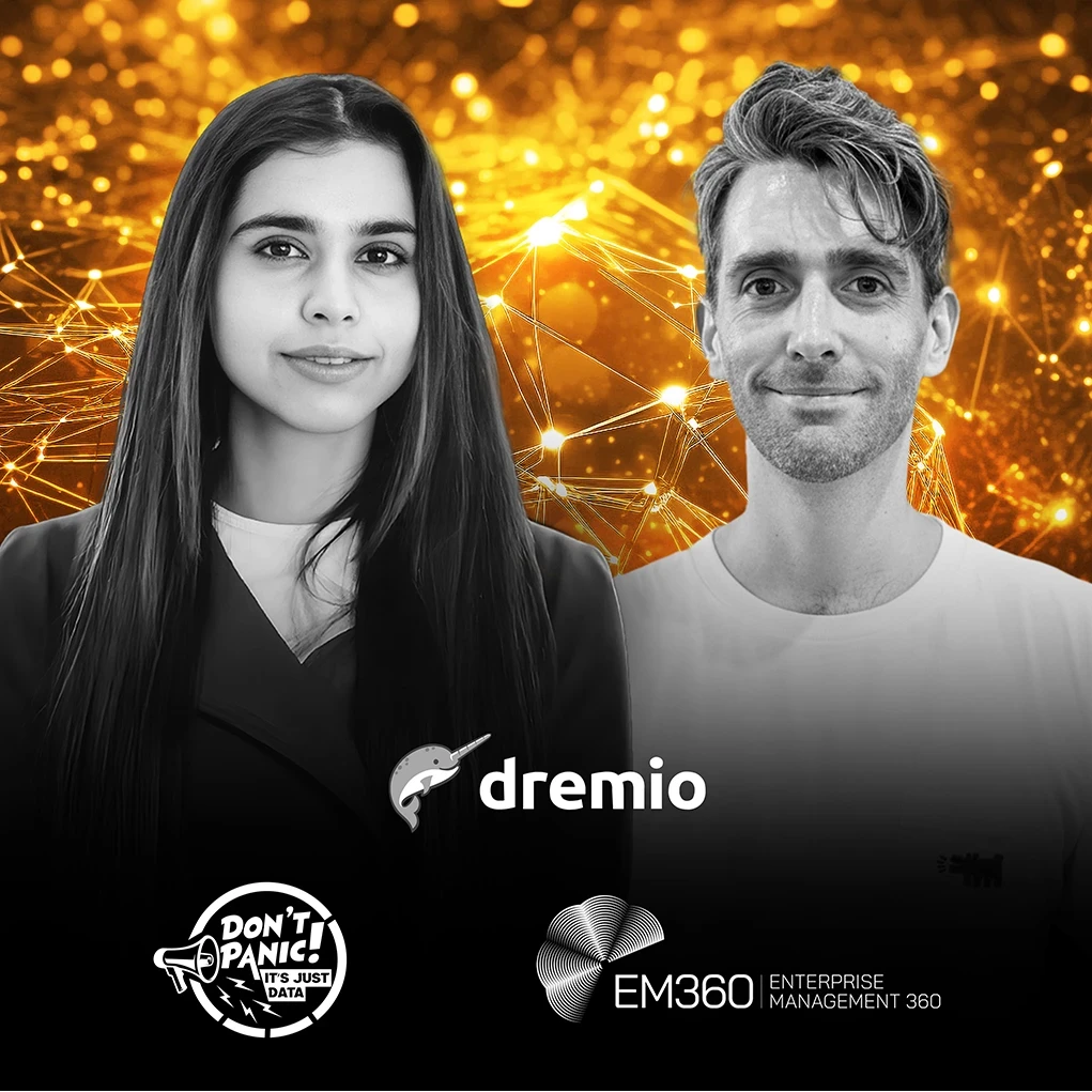 In this episode of the Don’t Panic It’s Just Data podcast, recorded live at Big Data LDN (BDL) 2025, Will Martin, EMEA Evangelist at Dremio, joins Shubhangi Dua, Podcast Host and Tech Journalist at EM360Tech. They talk about how enterprises can enable the Agentic AI Lakehouse on Apache Iceberg and why query performance is critical for efficient data analysis.