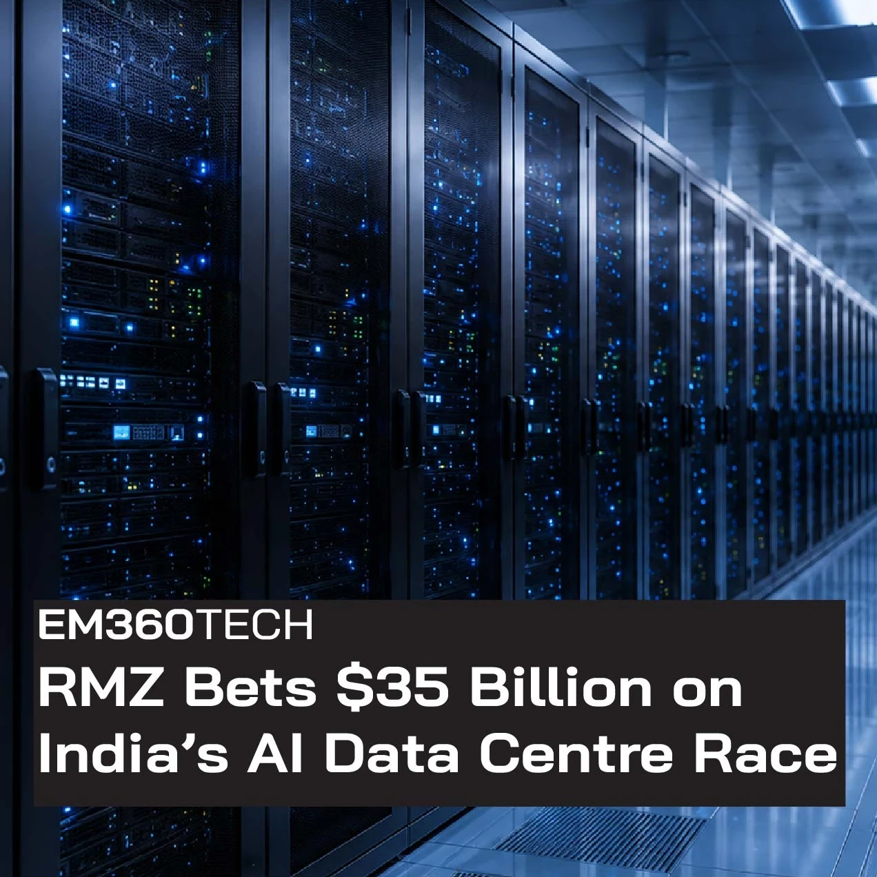 Banner image showing row of servers in data centre