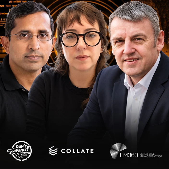 In this episode of the Don't Panic It's Just Data podcast, recorded live at Big Data London 2026 in Kensington Olympia, host Mike Ferguson, Managing Director of Intelligent Business Strategies and Conference Chair of Big Data London, sits down with Sanches and Suresh Srinivas, CEO and Co-Founder of Collate and OpenMetadata. 
