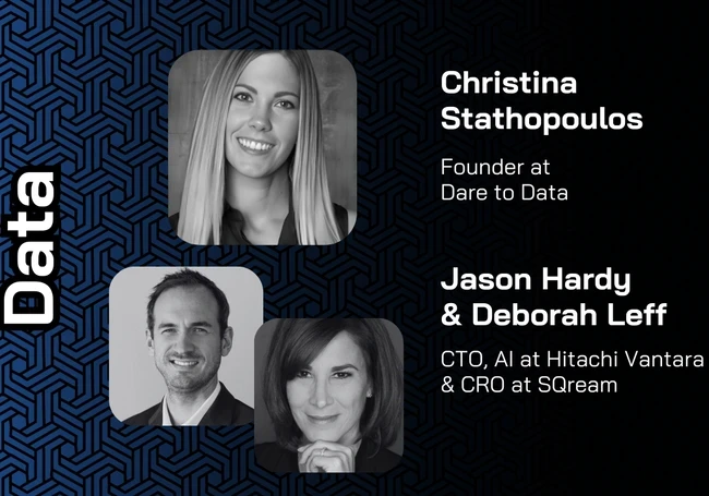 Profile pictures of Christina Stathopoulos, Jason Hardy and Deborah Leff
